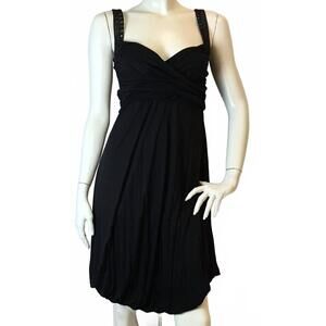 NEW PLEIN SUD women's sleeveless dress in black